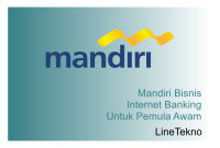 Mandiri Bisnis Internet Banking Untuk Pemula Awam