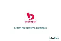 Contoh Kode Referral Bukalapak