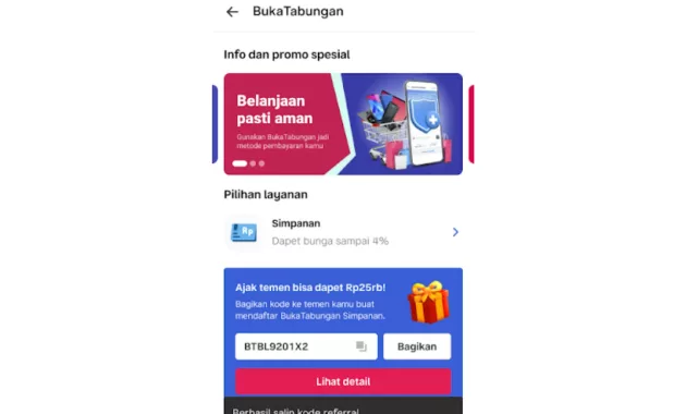 Contoh Kode Referral Bukalapak