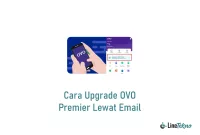 Cara Upgrade OVO Premier Lewat Email