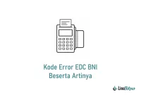 Kode Error EDC BNI Beserta Artinya