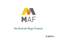 No Kontrak Mega Finance