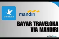 Cara bayar Traveloka Mandiri