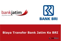 biaya transfer bank jatim ke bri