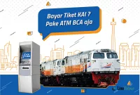 cara pembayaran tiket kereta api via atm bca